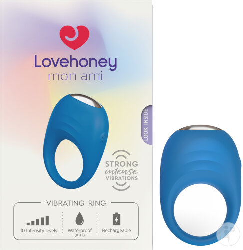 Lovehoney Mon Ami Silicone Vibrating Love Ring 1 Pièce