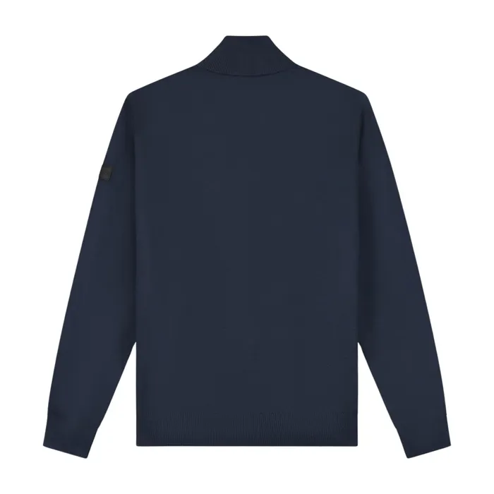 Malelions Knitted 1/4 Zip Sweater Heren