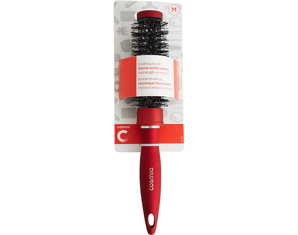 ESCOVA COSMIA BRUSHING CERÂMICA CABELOS SEMI LONGO