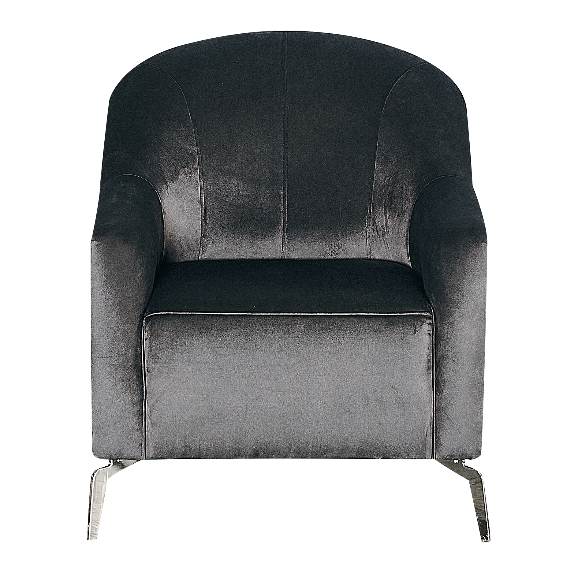 Sessel - anthrazit - Samt