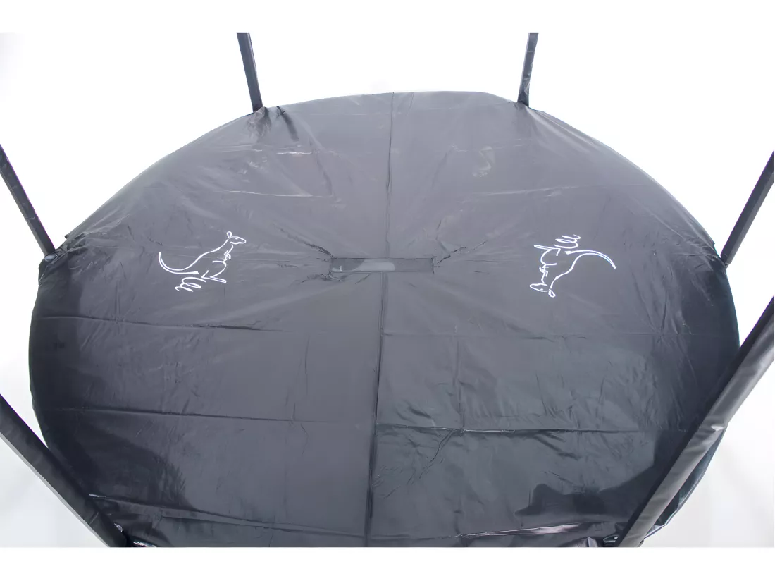Kangui - Bâche de protection pour trampoline 430 en PVC noir