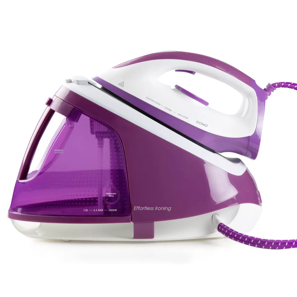 Bügeleisen mit Dampfgenerator Domo DO7115S Pink