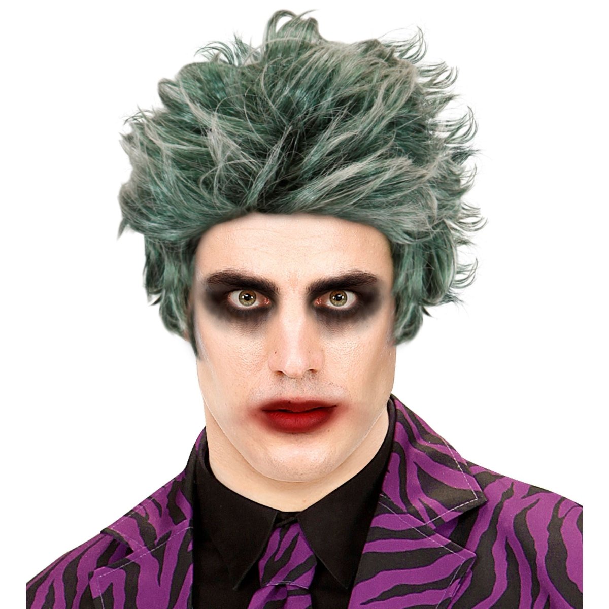 Halloween Pruik Groen Zombie