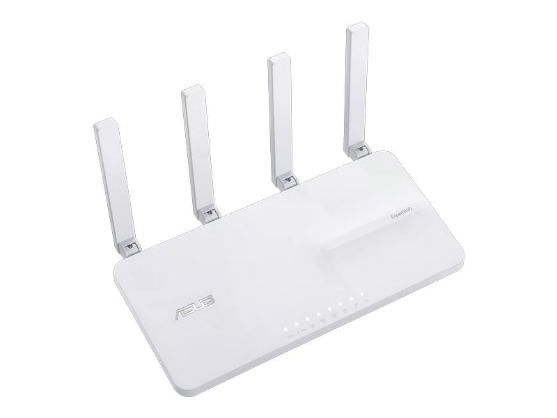 ASUS Dual-Band WiFi Router ExpertWiFi EBR63 AX3000 Dual-Band WiFi 6 (802.11ax) All-in-One Access Point mit Router, Switch und Sicherheits-Gateway, unterstützt bis zu 5 SSIDs, VLAN, SDN, benutzerdefiniertes Gästeportal, Site-to-Site VPN, Netzwerksiche
