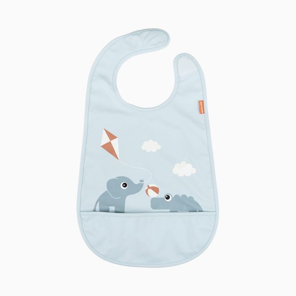 Doomoo Babete com Velcro Playground Blue
