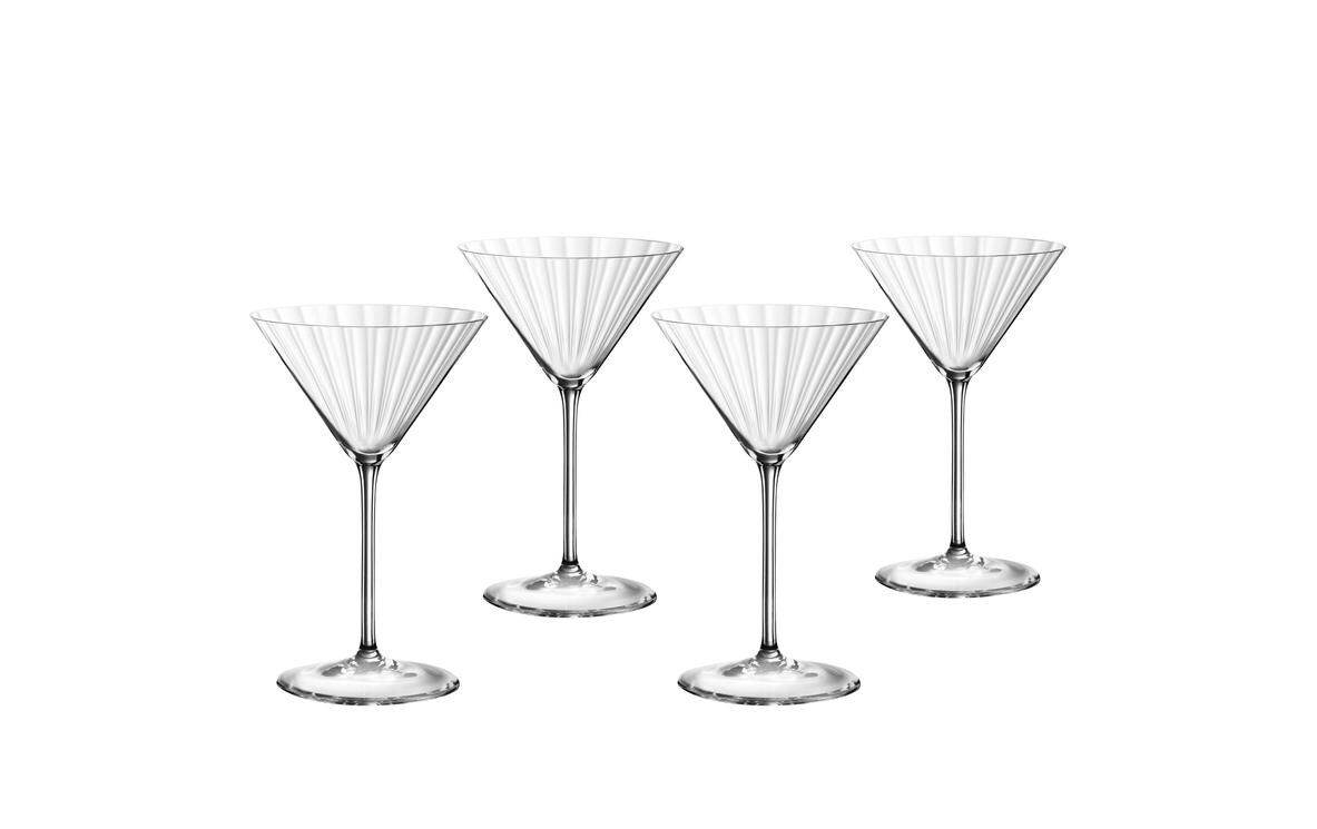 Cocktailglas LifeStyle 220 ml, 4 Stück, TransparentElegantes und klares Martini-Glas-Set