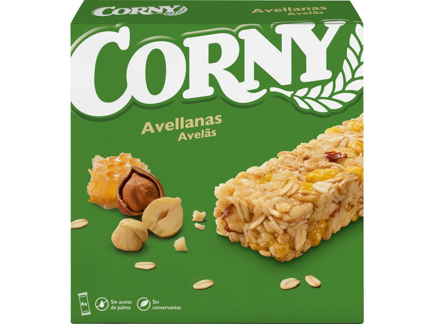 BARRAS HERO DE CEREAIS MUESLI AVELÃ 6X25G