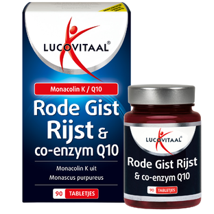 Lucovitaal Rode Gist Rijst & co-enzym Q10 Tabletten 90TB