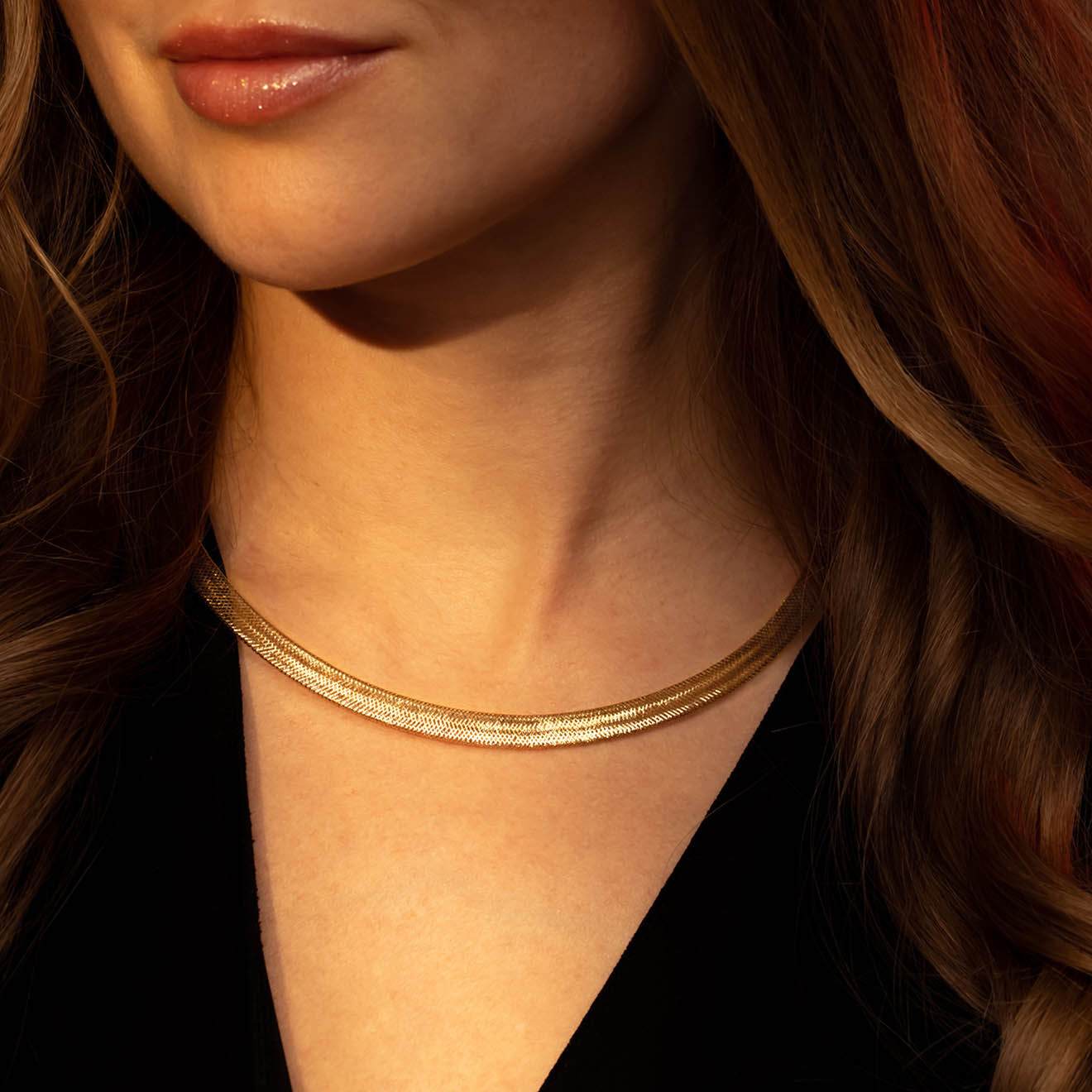 Instant d'Or Collier Scintillant or jaune