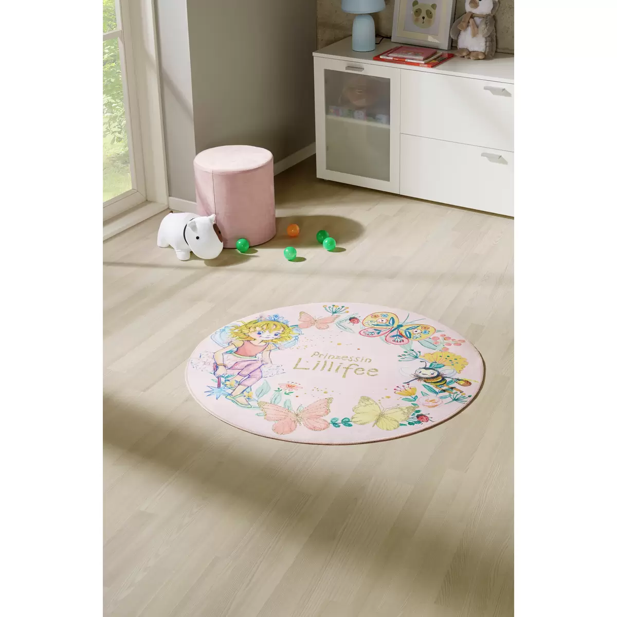 Kinderteppich Lillifee Rosa