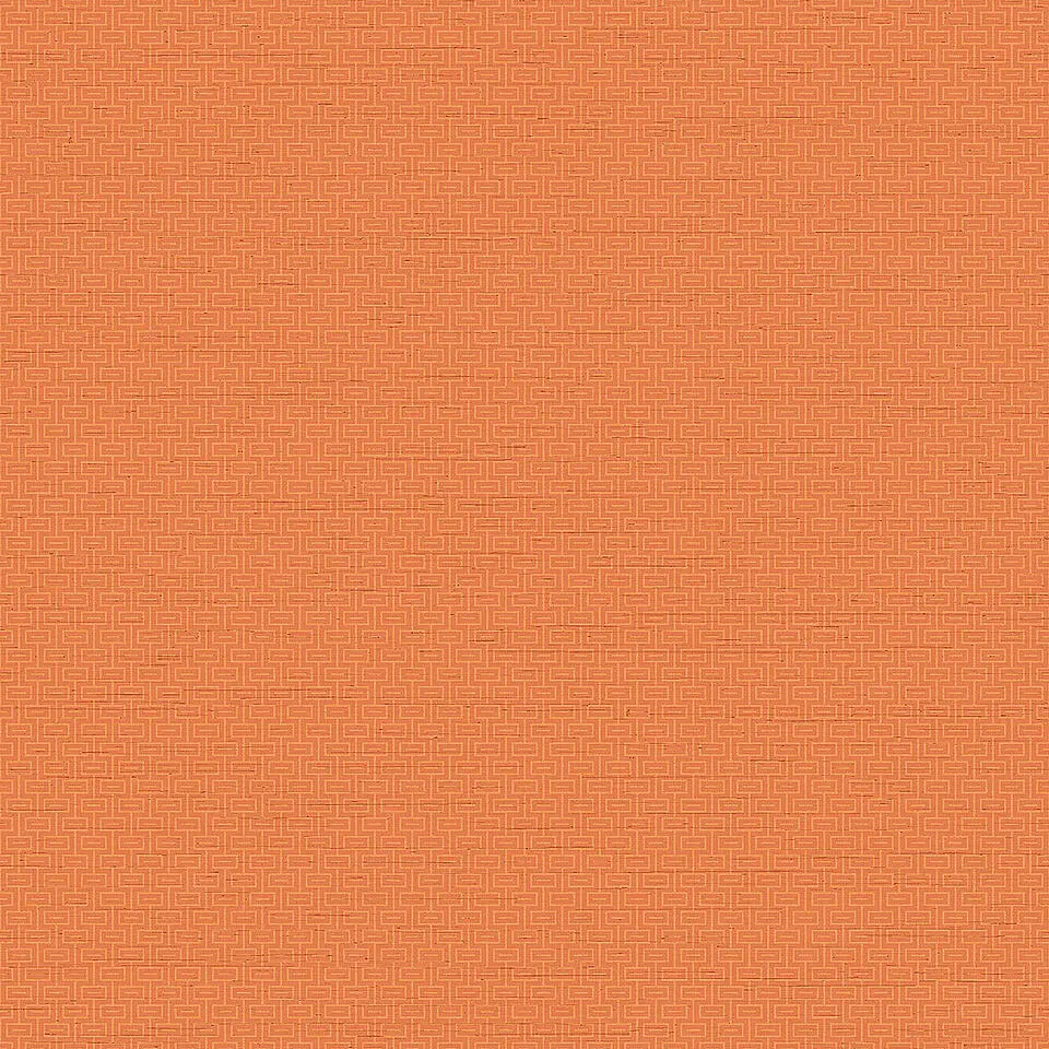 Dutch Wallcoverings - Grace Greek key plain burnt orange - GR322508