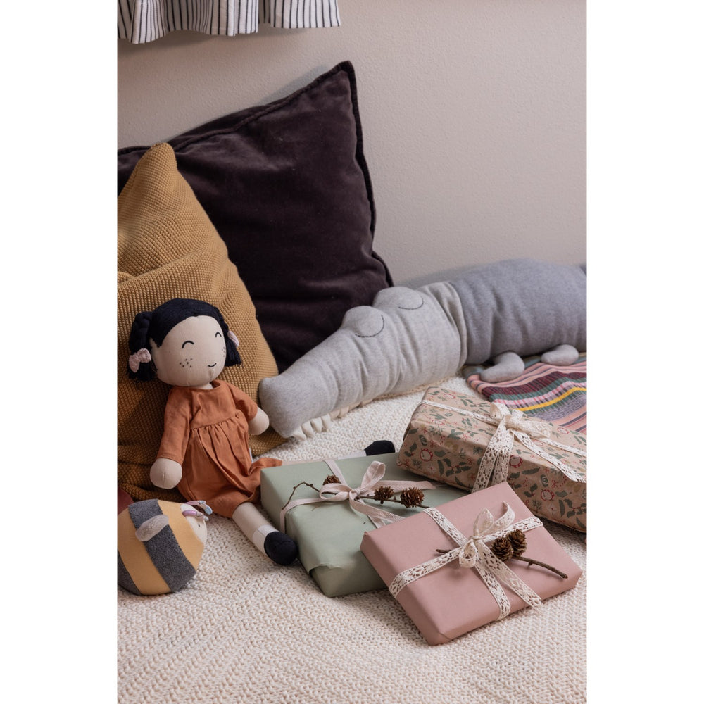 Køb Sebra Elephant Grey Strikket Pude Sleepy Croc