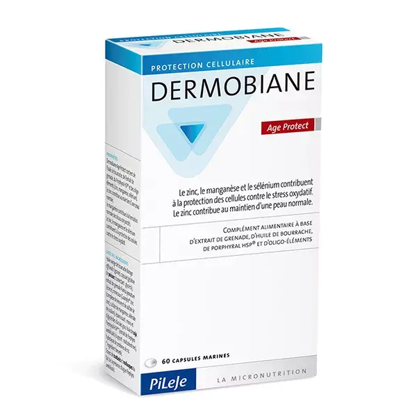Pileje Dermobiane Age Protect 60 cápsulas marinhas