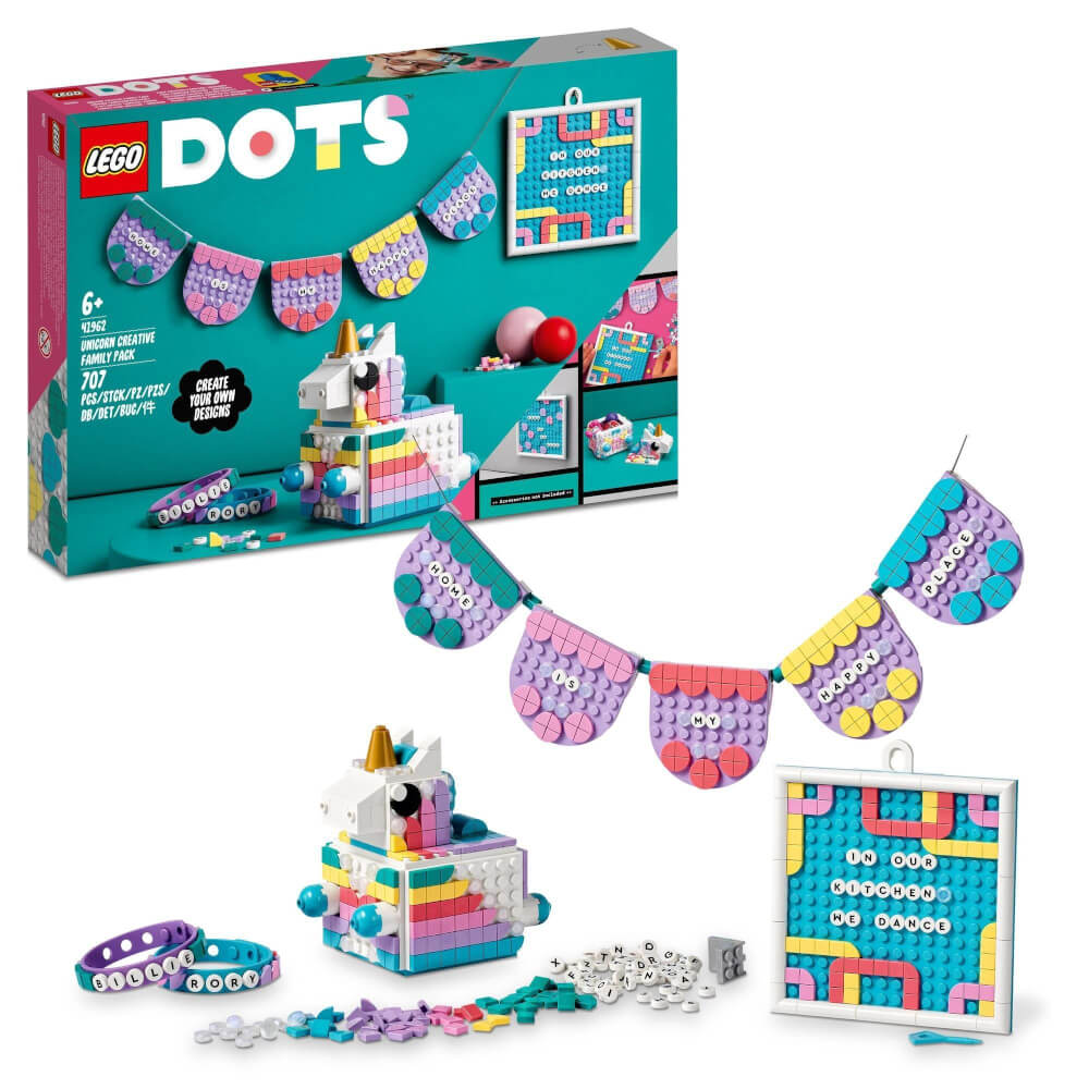 LEGO® DOTS 41962 Einhorn Familienkreativset