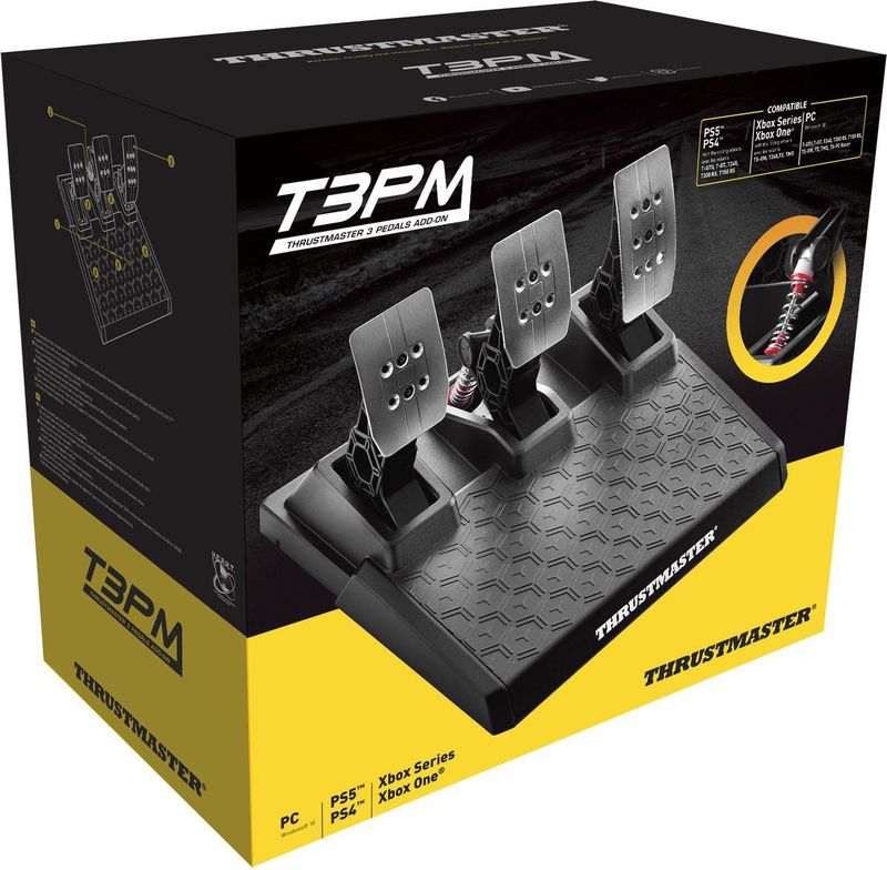 Thrustmaster - T3PM - Controller - Zilver - Zwart - Realistisch Pedaalset