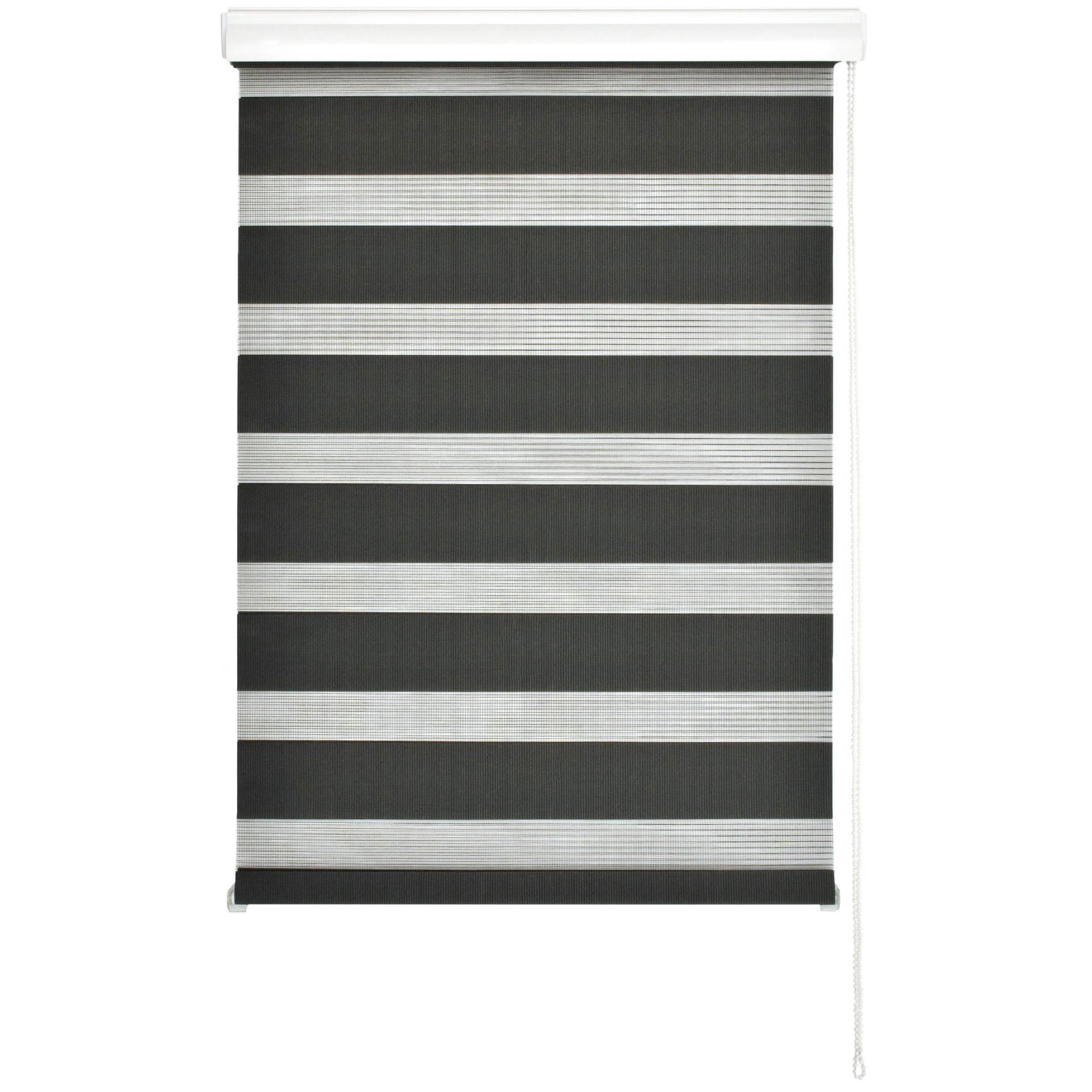 Doppelrollo - anthrazit - 45x160 cm