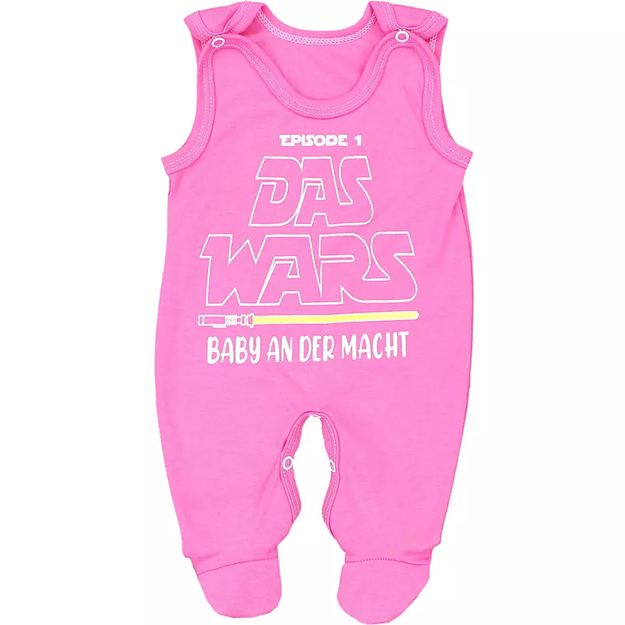 TupTam Unisex Baby Strampler mit Spruch pink