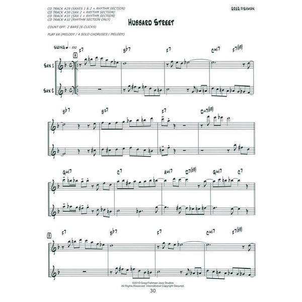 Greg Fishman Jazz Saxophone Duets Vol.2