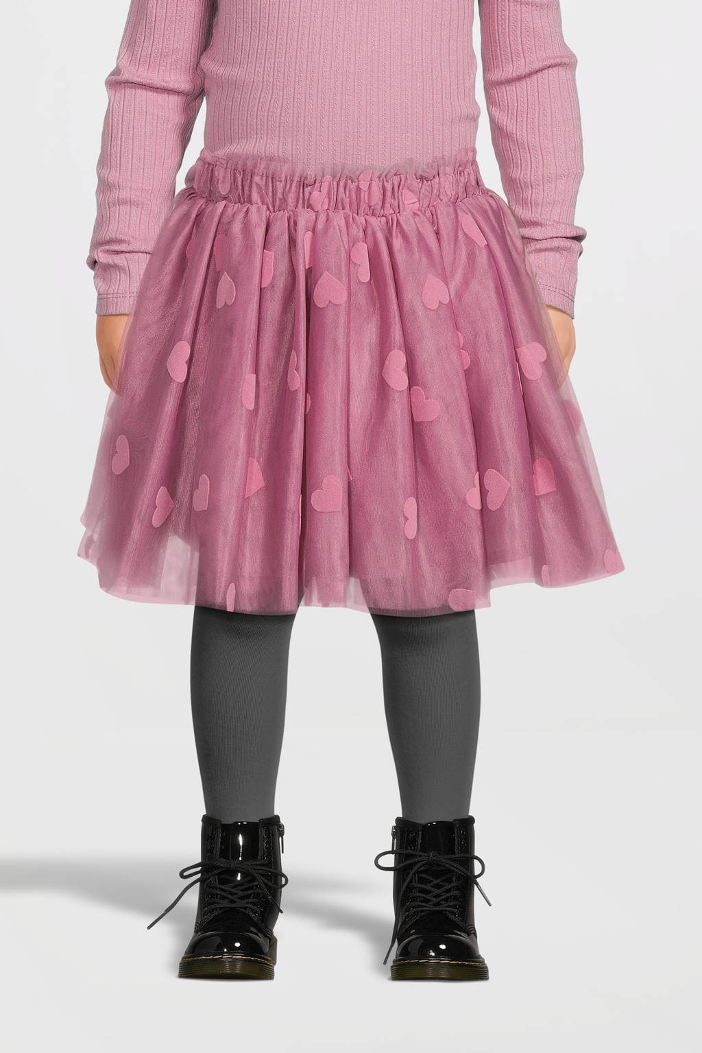NAME IT korte rok roze