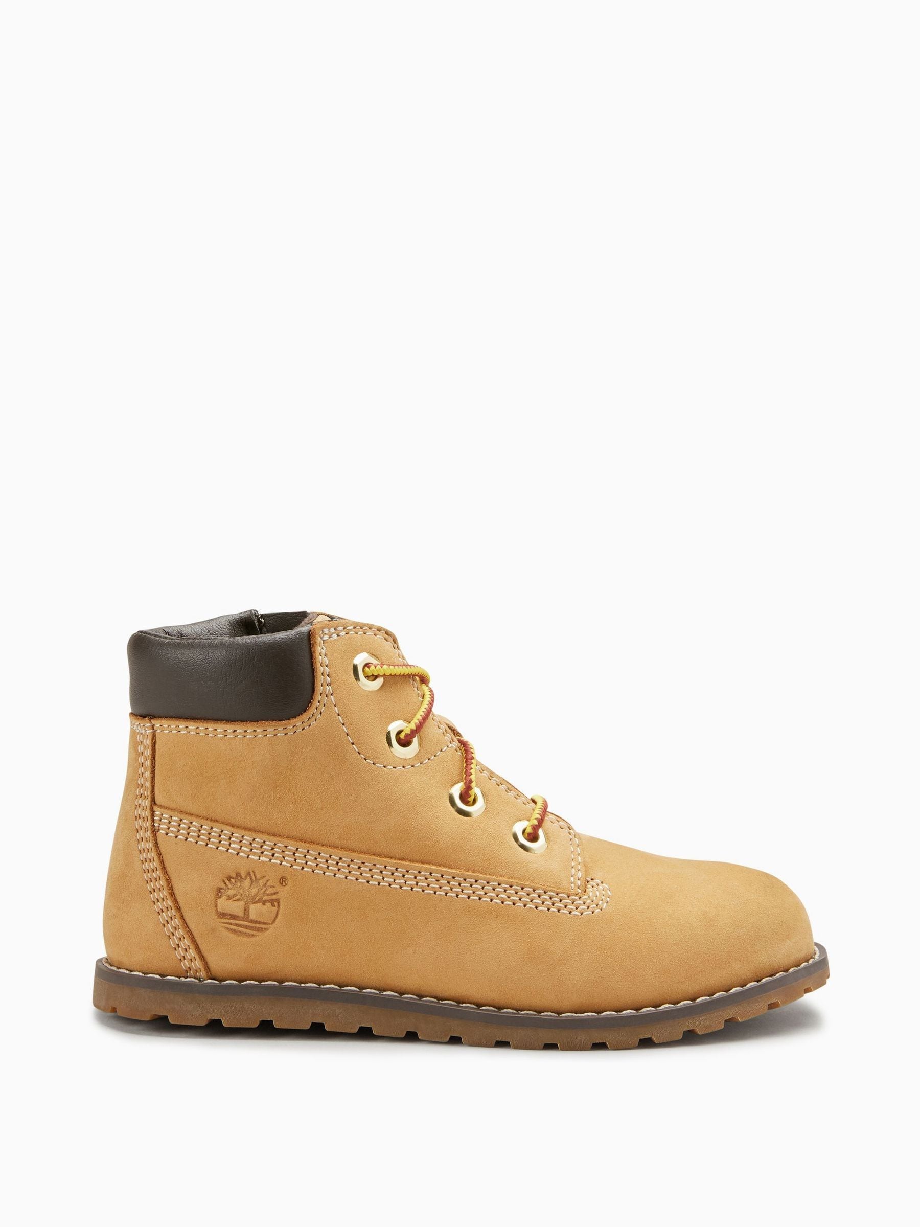 Tarwekleurig - Timberland Pine 6 inch laarzen met zijrits