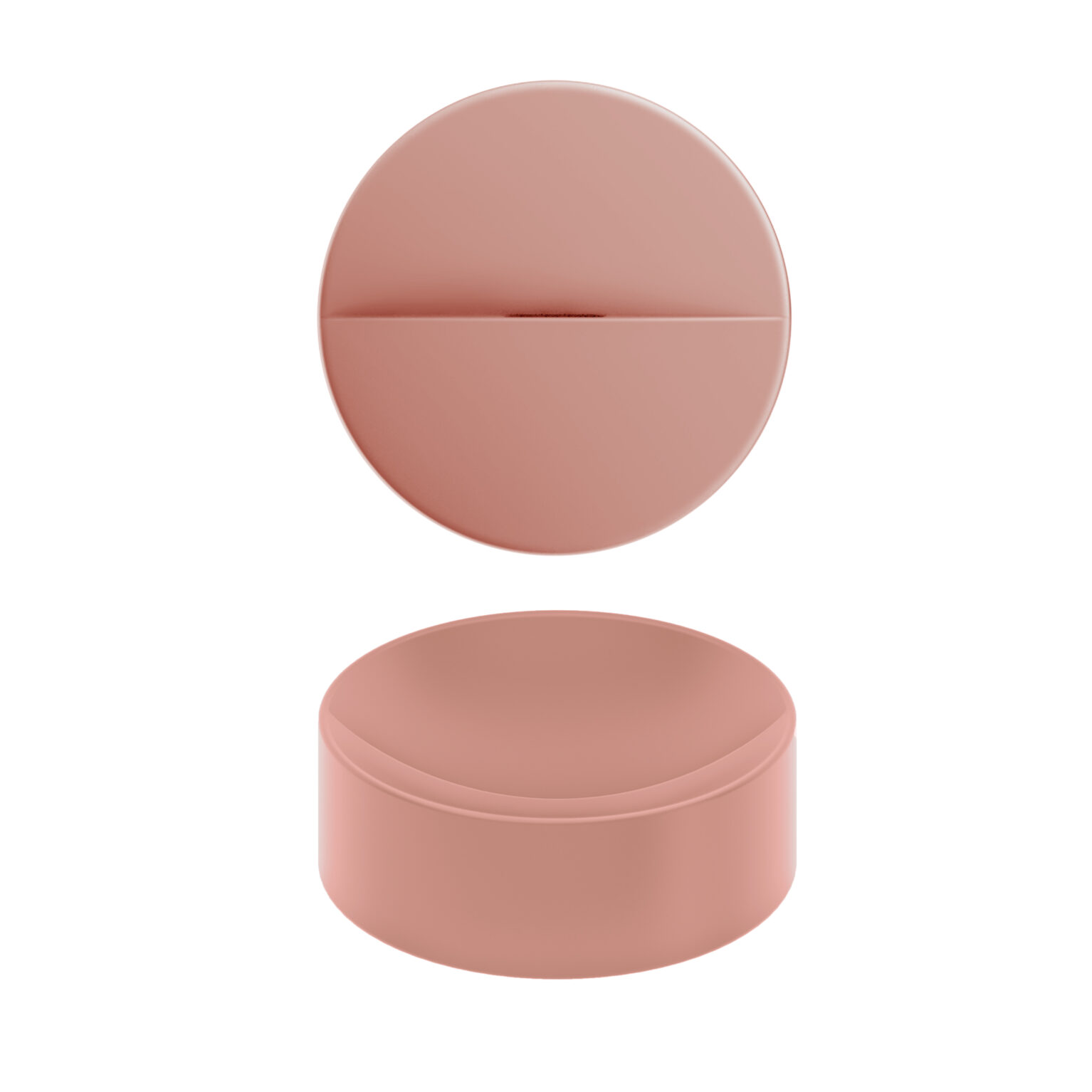 Clou Vale keramische fontein 22cm zonder kraangat roze mat