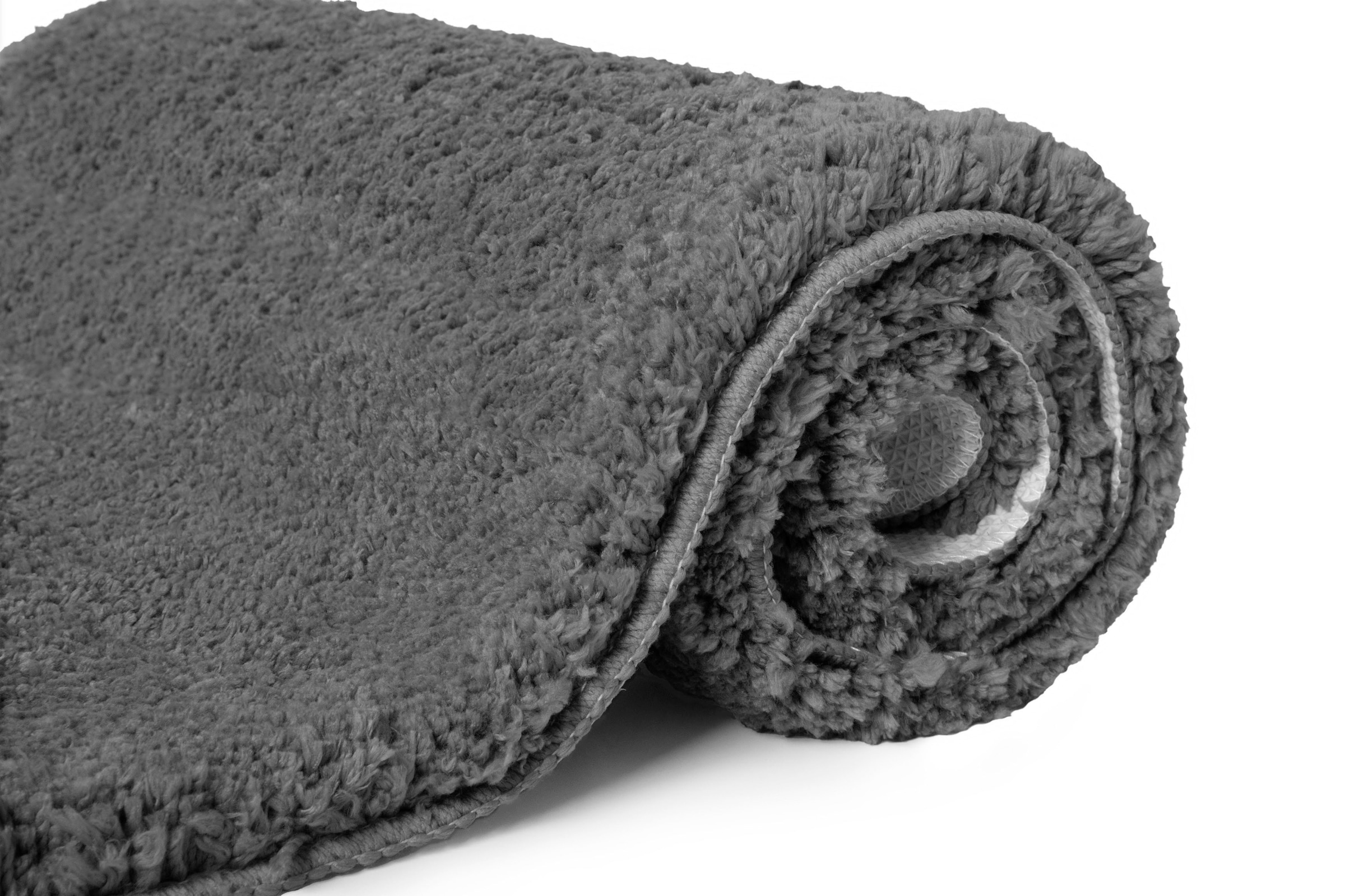 GOODproduct Badematte »Sanremo, Badvorleger, Badezimmer Teppich, sehr weich« Höhe 30 mm rutschhemmend beschichtet fussbodenheizungsgeeignet | schnell trocknend Badteppich, unifarben, rechteckig, rund & als 3-tlg. Set erhältlich