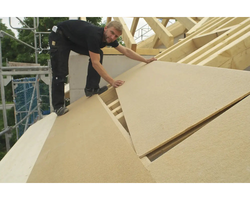 STEICOuniversele houtvezelisolatieplaat, ondervloer en wandconstructieplaat met messing en groef, 2230 mm x 600 mm x 22 mm (wordt alleen per pallet verkocht)