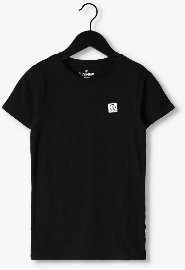 VINGINO zwarte vingino t-shirt b-basic-tee-rnss
