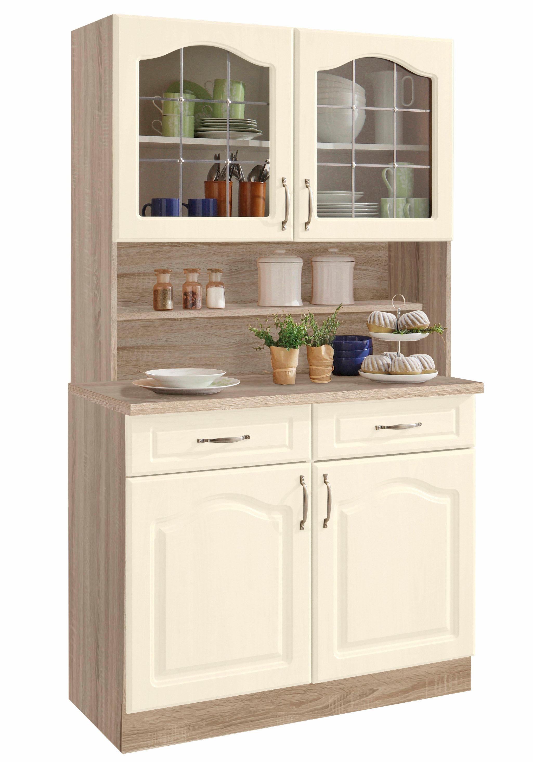 wiho Küchen Küchenbuffet »Linz« 100 cm breit, in Landhaus-Optik