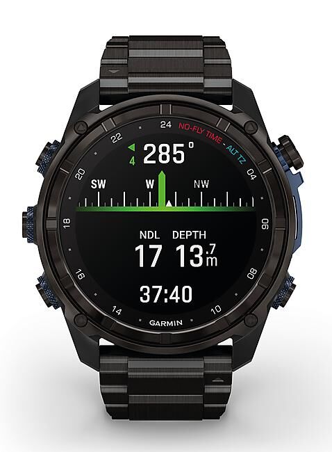 GARMIN - ORDINATEUR DE PLONGEE DESCENT MK3i BRACELET TITANE