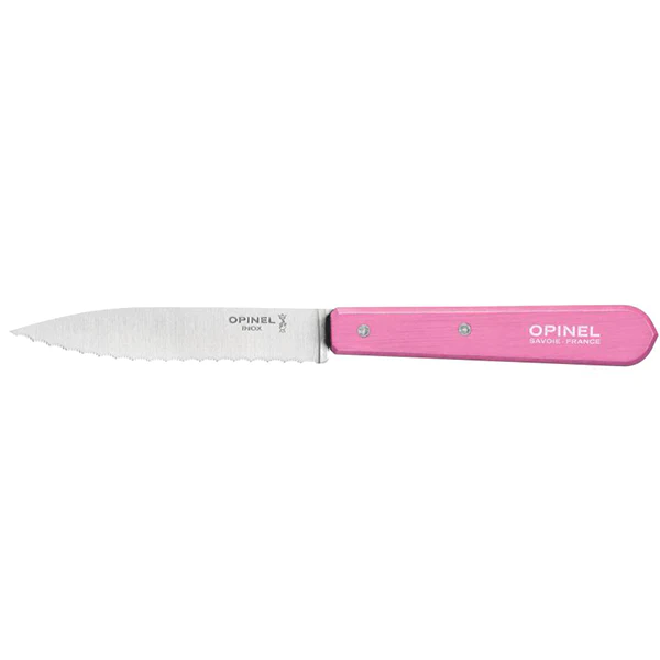 Couteau cranté N°113 fuchsia Opinel