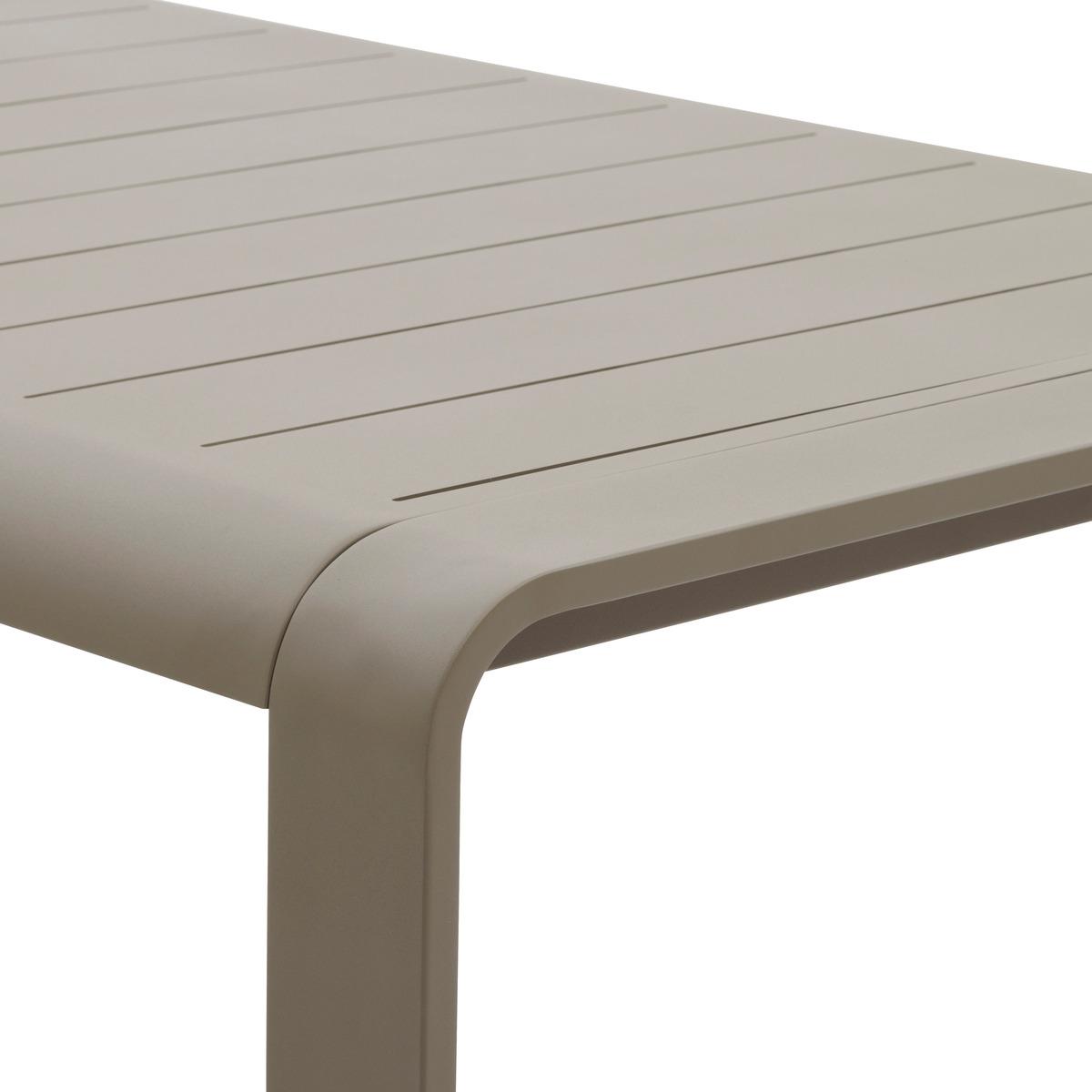 TABLE DOMILLY ALUMINIUM CAFE 10 PLACES