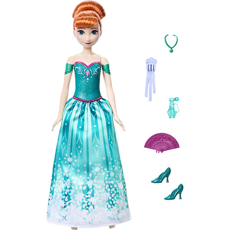 Disney Frozen Anna dukke m. tilbehør