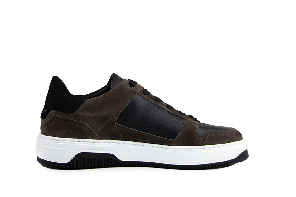Nubikk Basket Court Dark Grey Suede Black