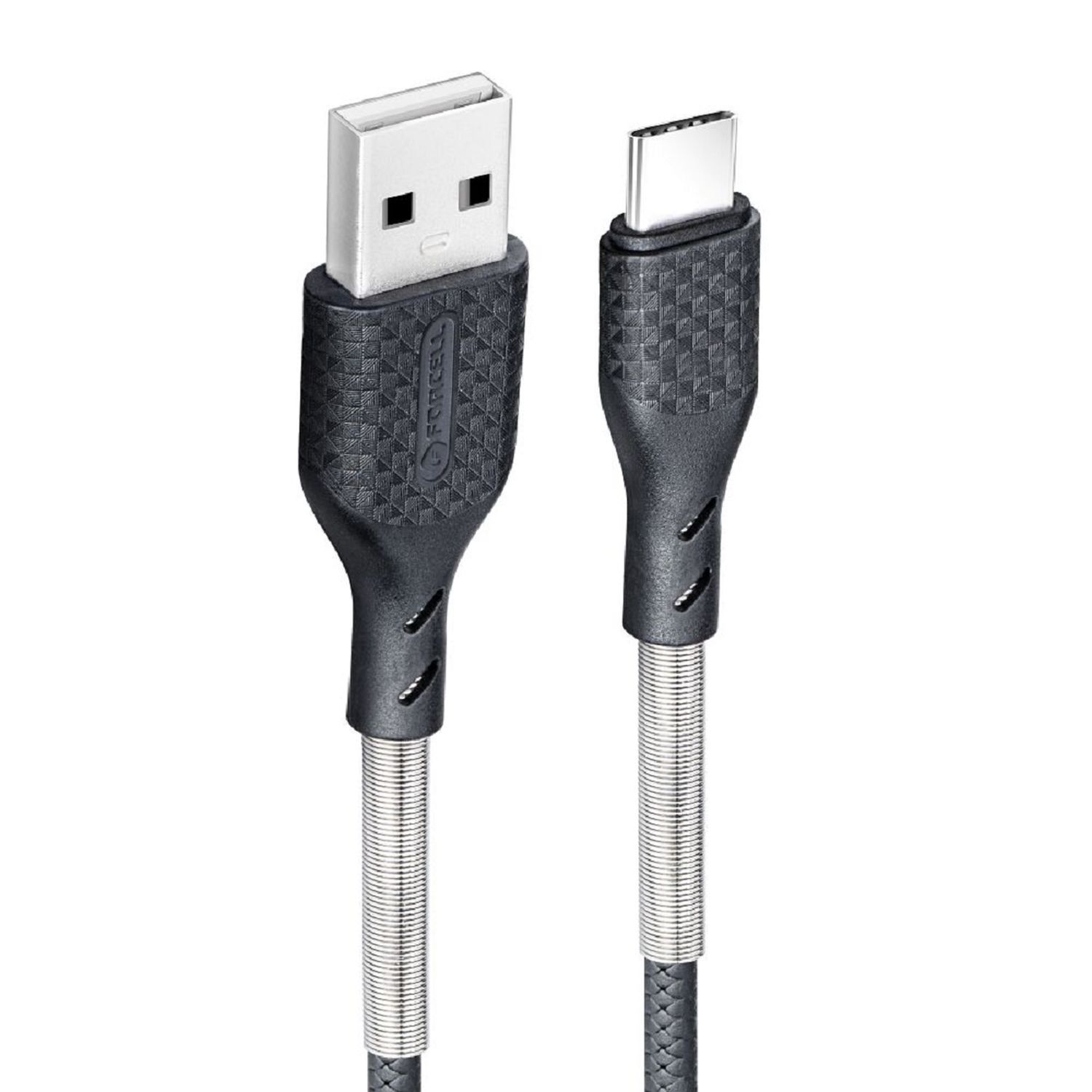 Carbon Ladekabel USB zu Typ C 2.0 2,4A CB-02A zum Aufladen