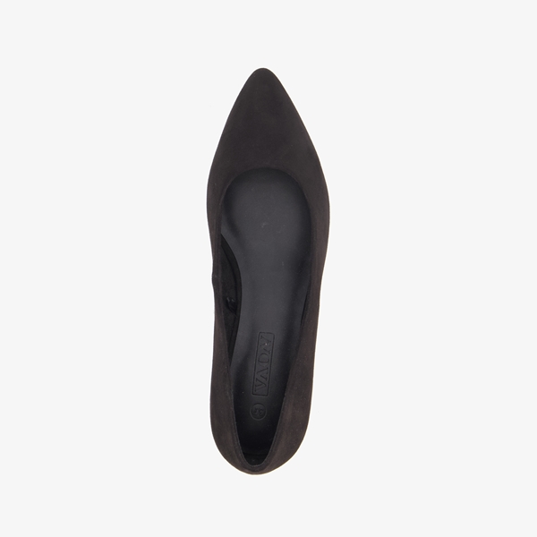 Nova dames pumps met blokhak zwart