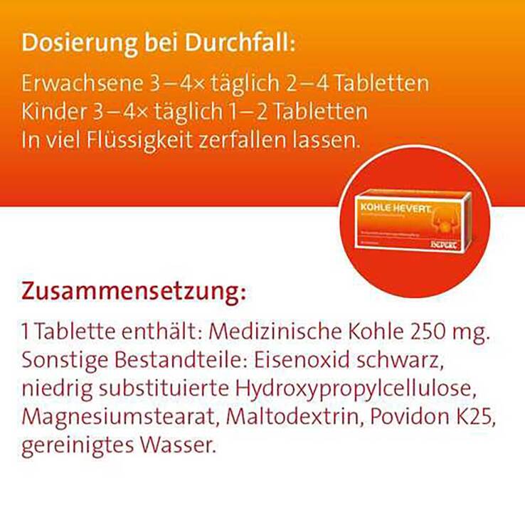 Kohle Hevert Tabletten, 30 St