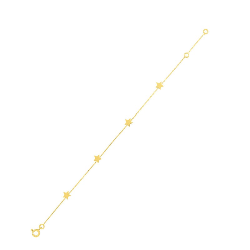 Bracelet Femme - Or 18 Carats - Longueur : 18 cm