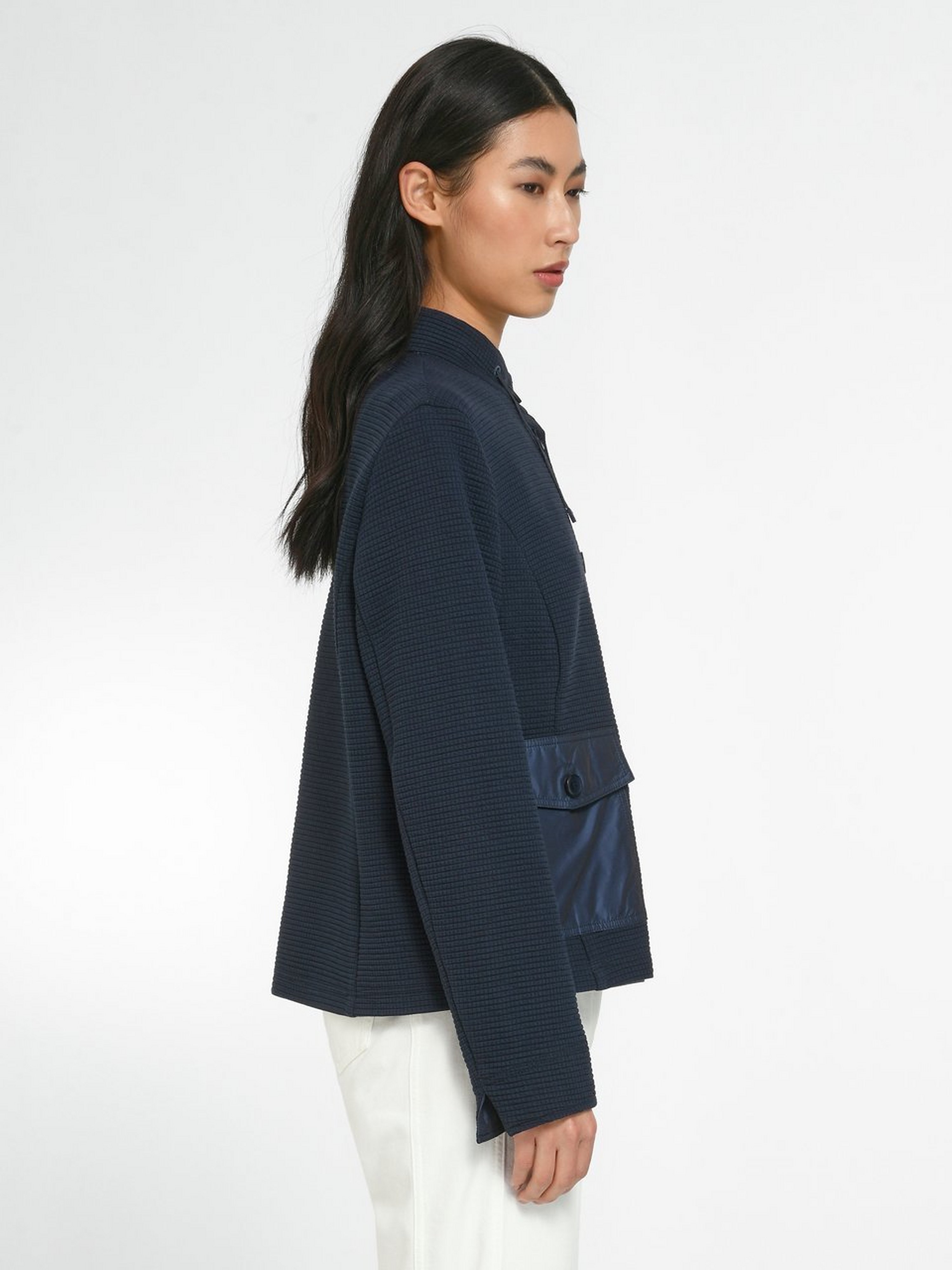 Jersey-Blazer mit 1/1-Arm