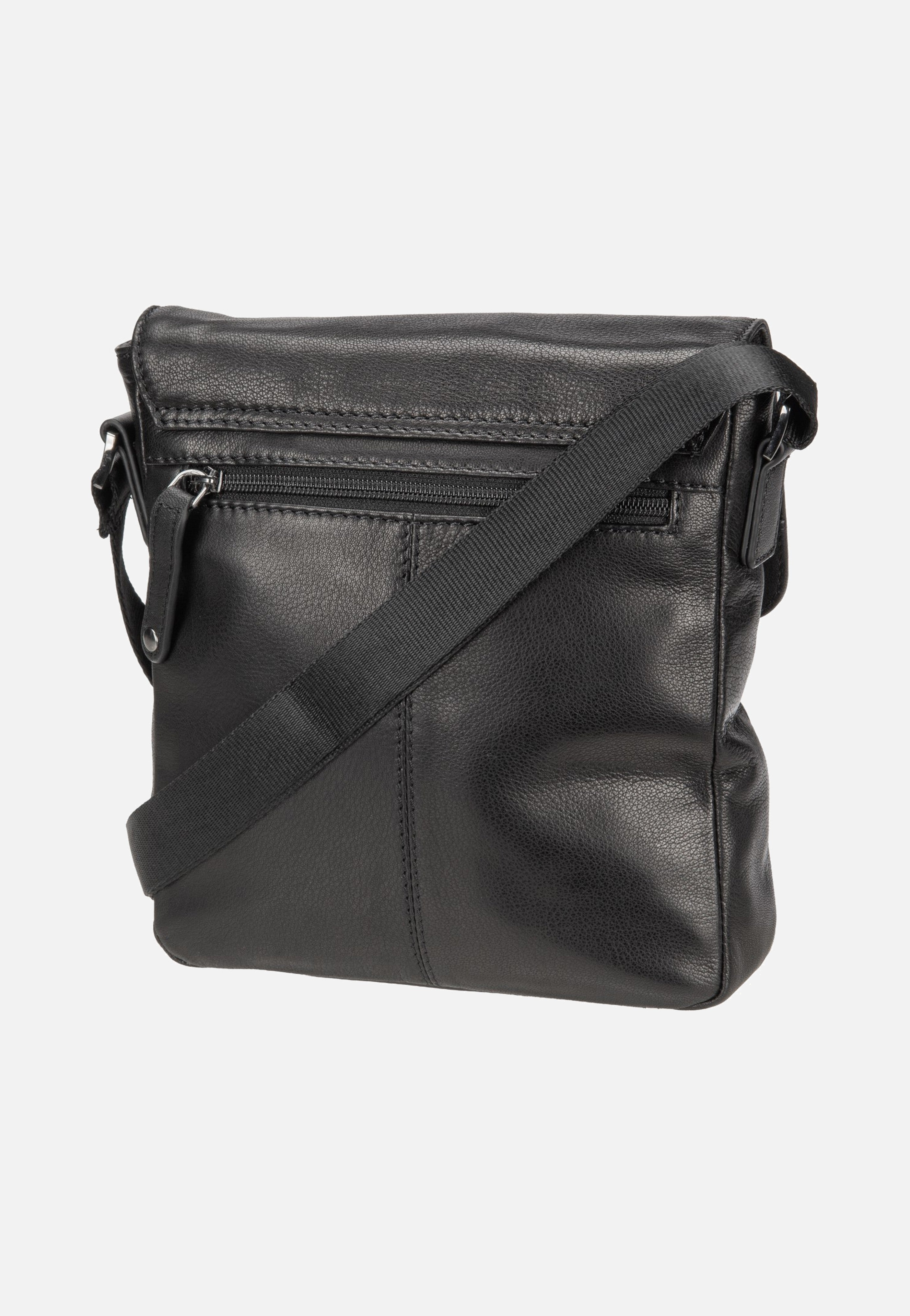 Black Magic Shoulder Bag With Flap Black - Umhängetasche