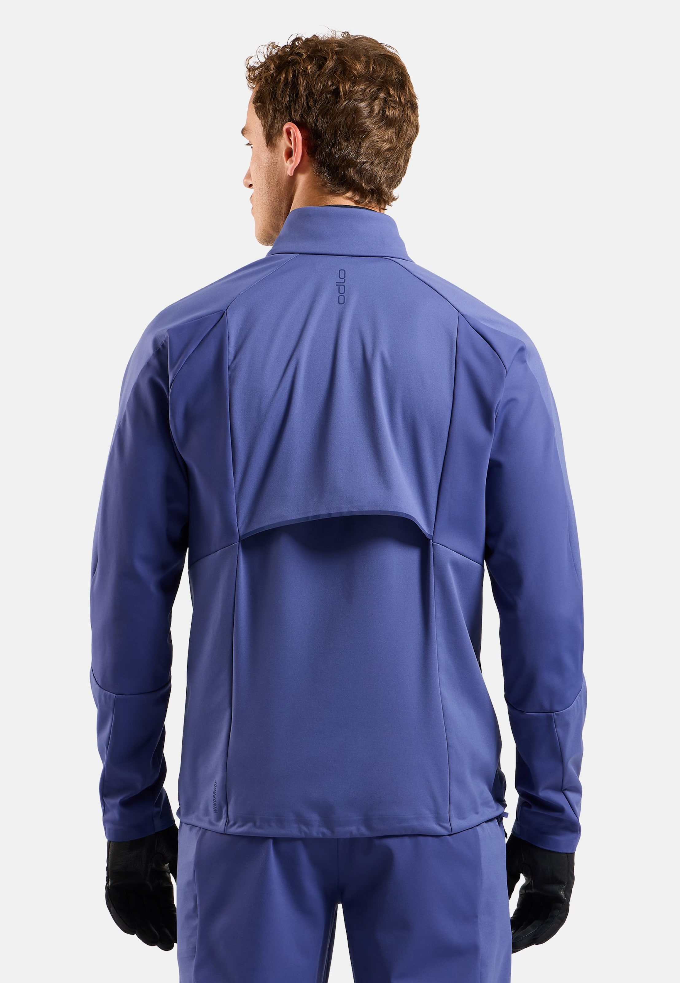 Winddichte Zeroweight Elite Langlaufjacke in Skipper Blue