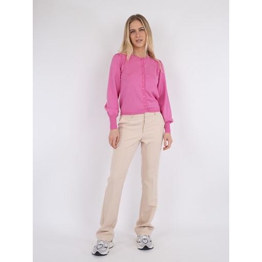 Neo Noir Rose Solid Cardigan, Pink, 36