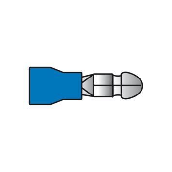 Carpoint Rondstekker 550 Ø 5.0mm blauw blister 10 Stuks