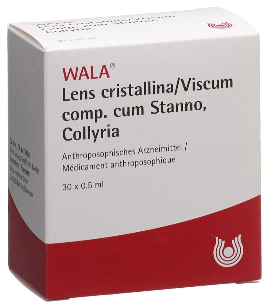WALA Lens cristallina/Viscum comp. cum Stanno Gtt Opht Monodos 0.5 ml
