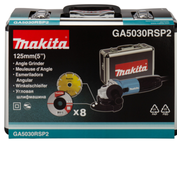 Makita haakse slijper GA5030RSP2 125mm