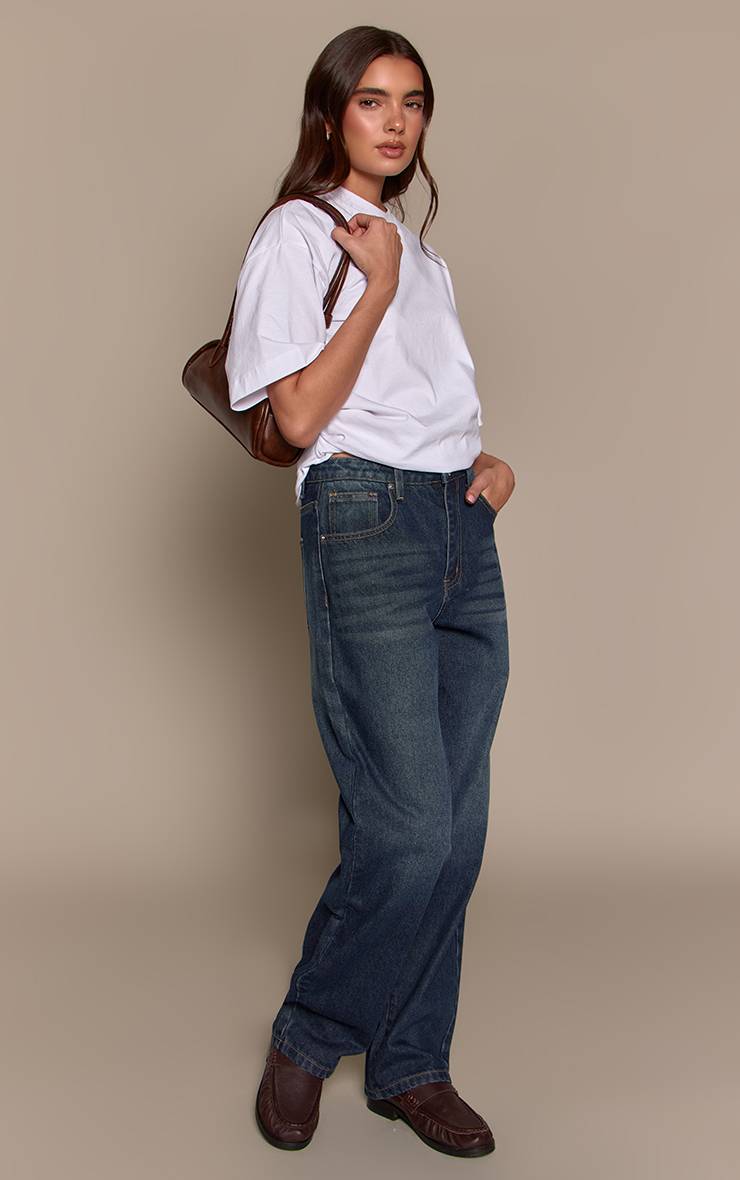 Vintage Prettylittlething Jean Boyfriend Taille Haute