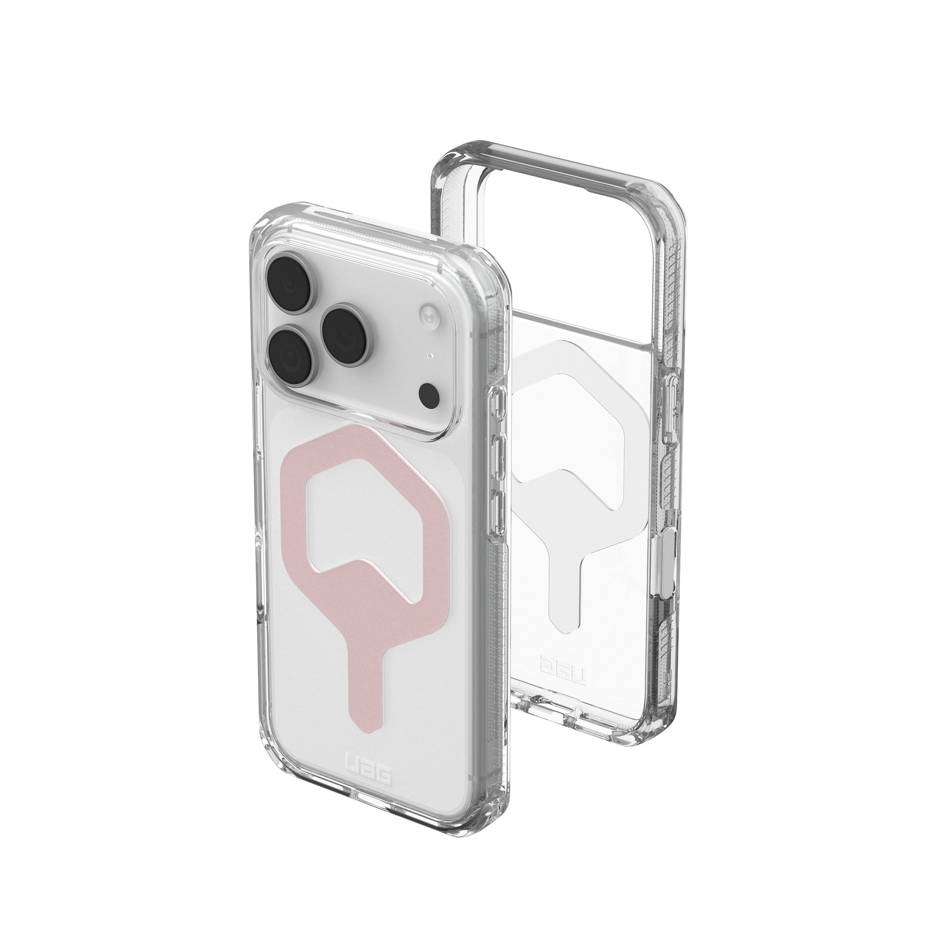 iPhone 17 Pro MagSafe Hybrid Schutzhülle Plyo (114529114348) - Ice (Roségold / Transparent)