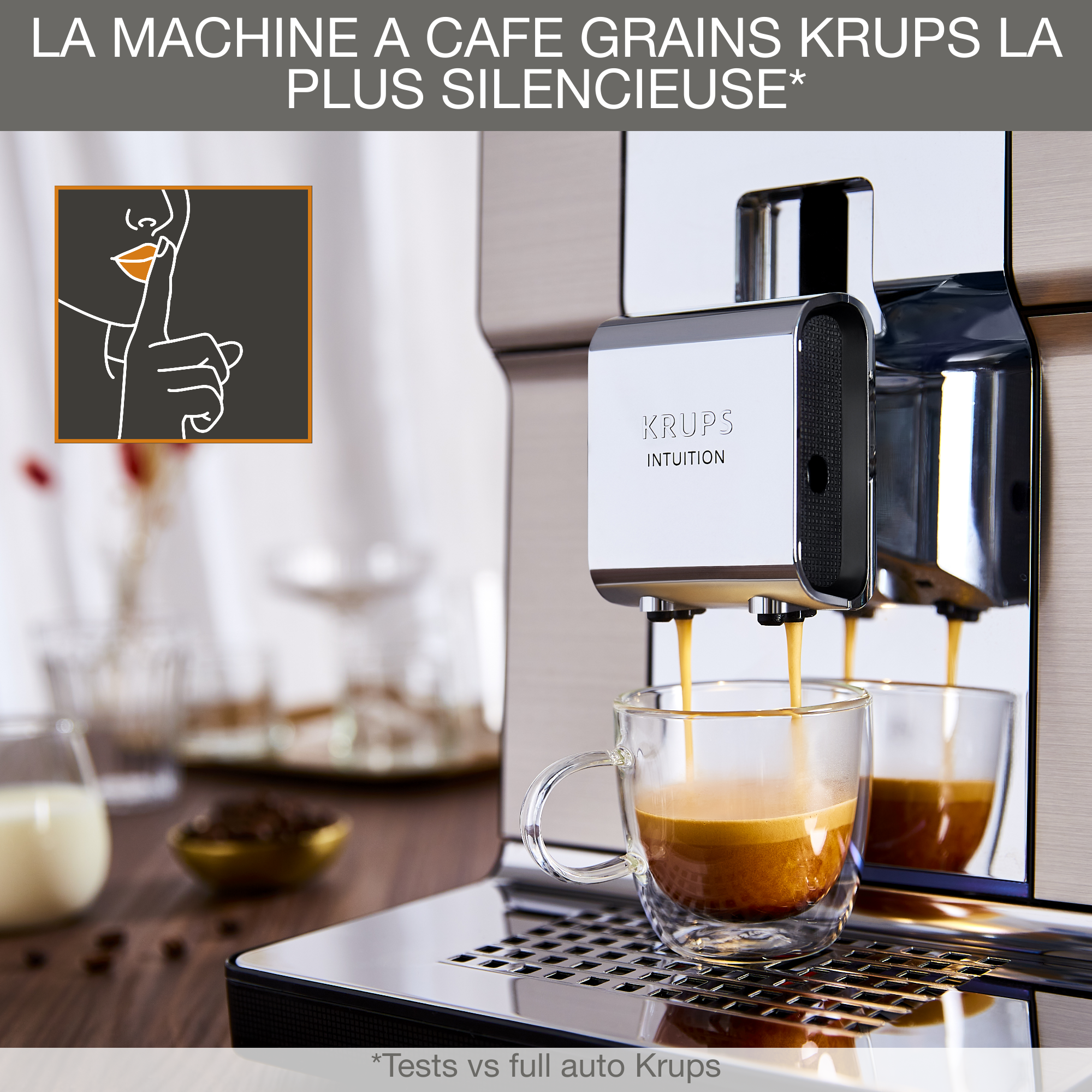 Intuition Expérience+, Machine à café à grain, 21 boissons, Ecran tactile couleur