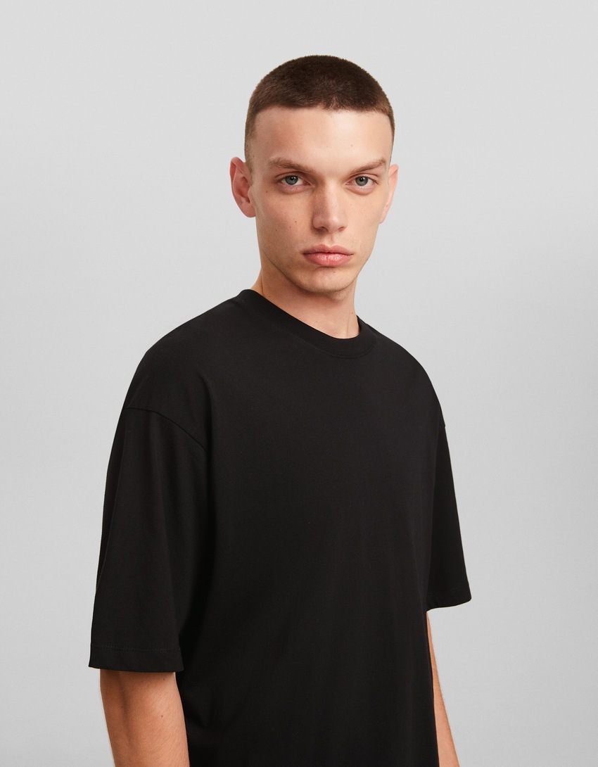 Camiseta de manga curta oversized