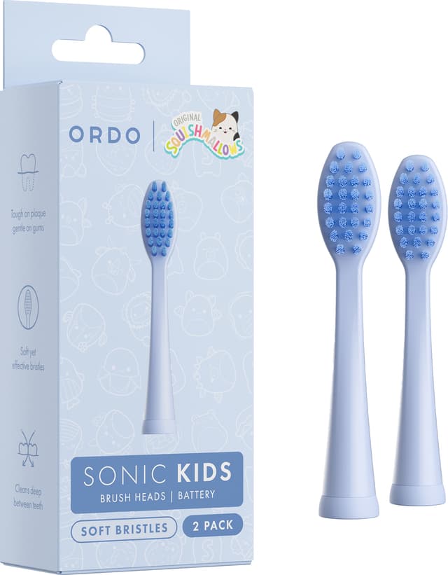 Ordo Sonic Kids Squishmallows Samir tandbørstehoved 44919 (blå)